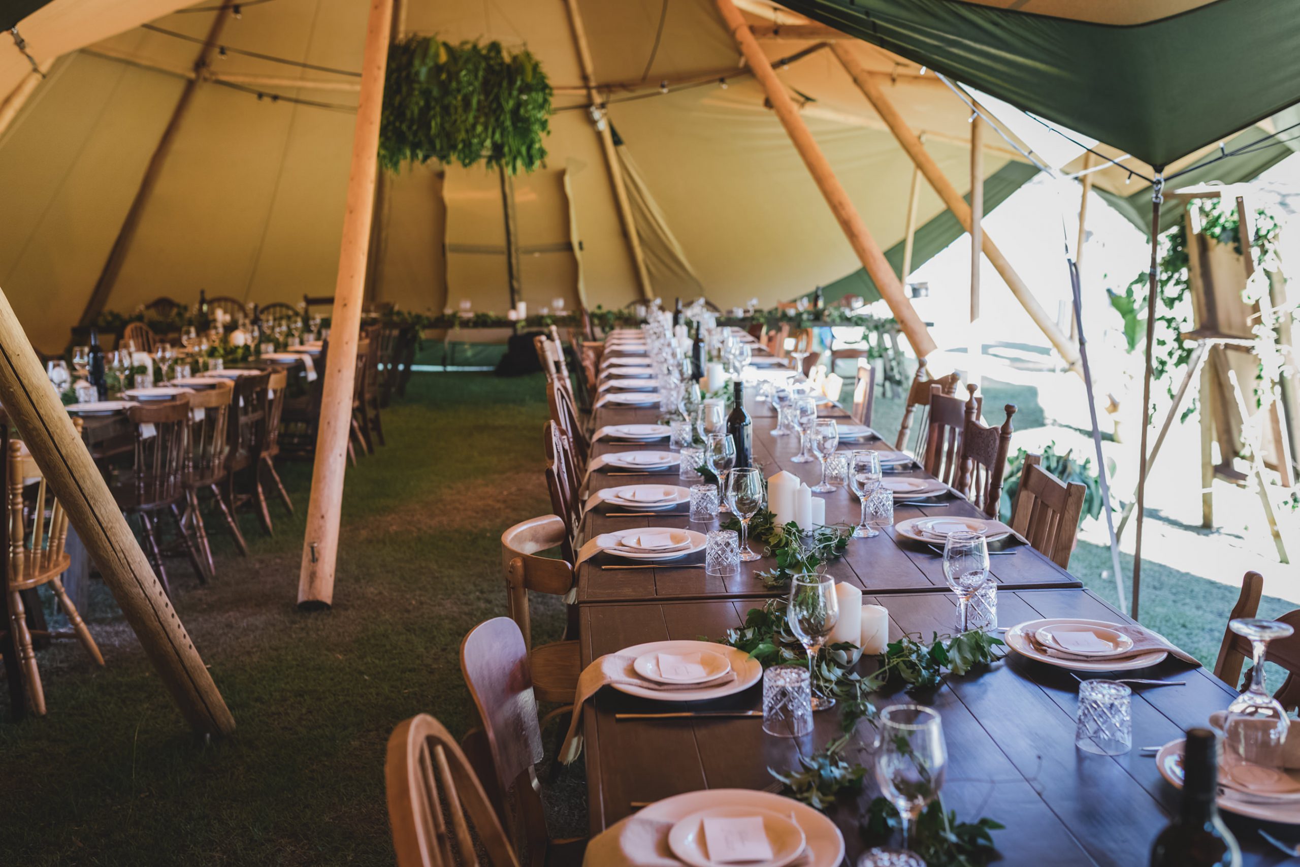 tipi wedding, large marquee hire, gold coast weddings, tipi, event hire, wedding, marquee hire, tables capes
