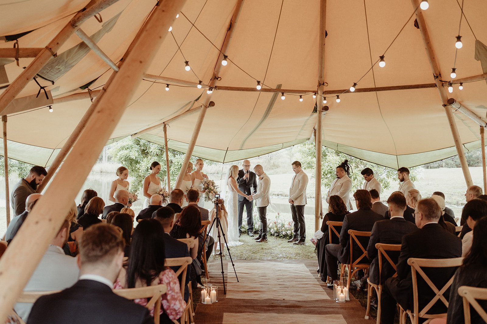 getting married in a tipi, aisle