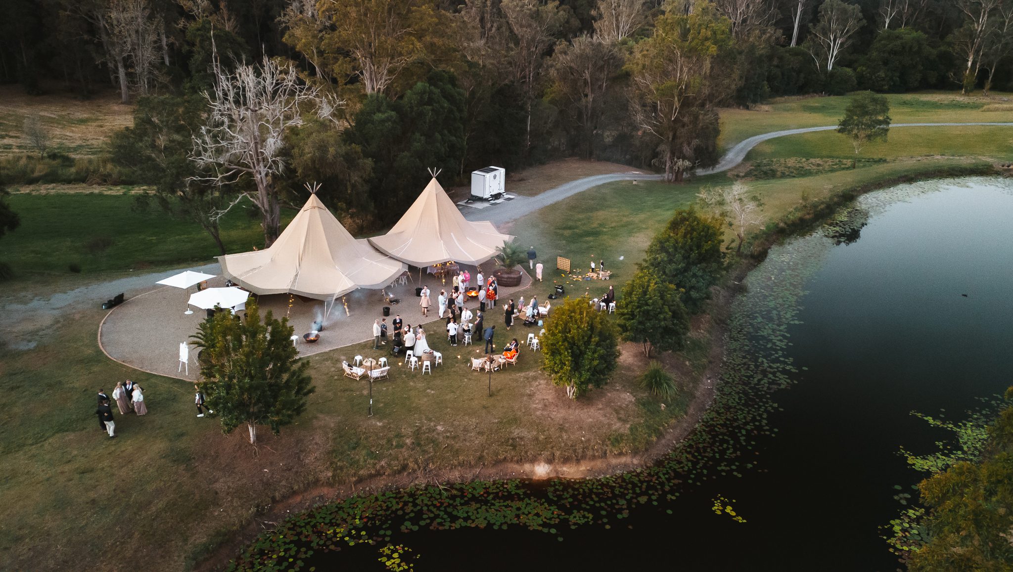 Double tipi package wedding hire