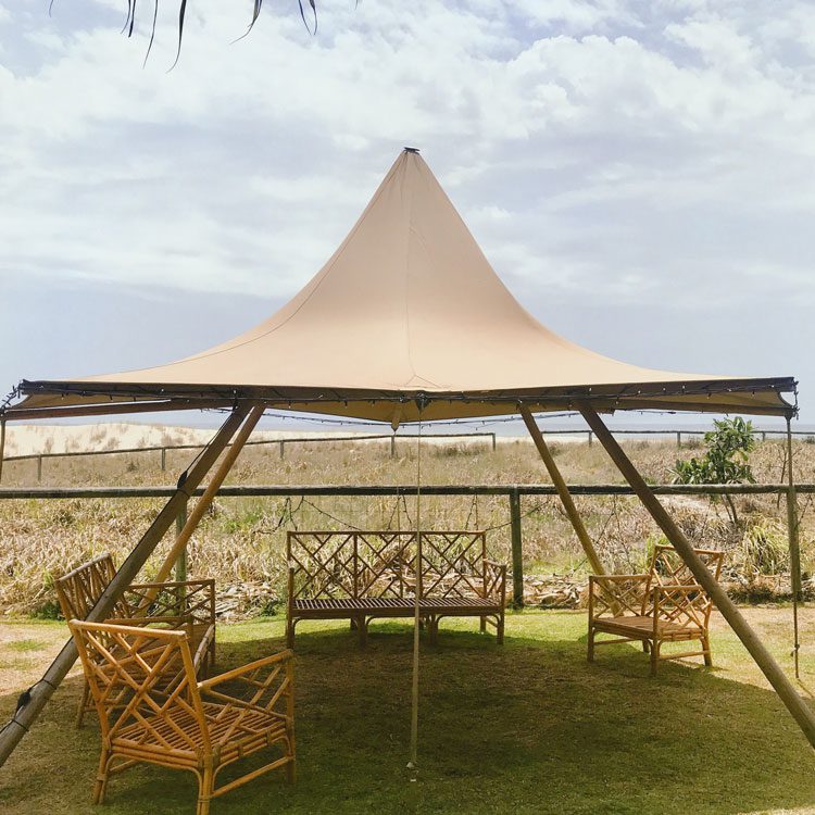 small canopy tipi hire