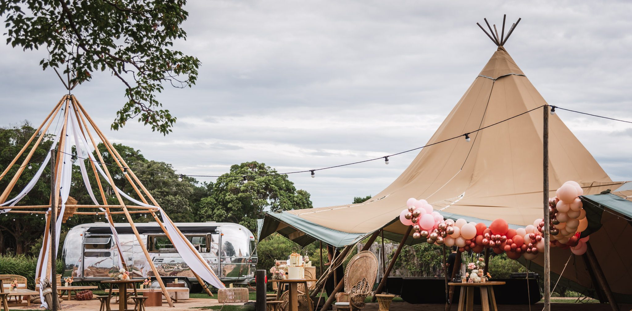 Gold Coast Tipis offering tipi hire for 