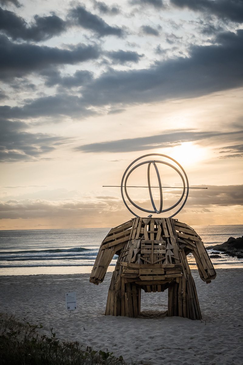 Swell Sculpture Festival 2022 Currumbin Beach Tipis