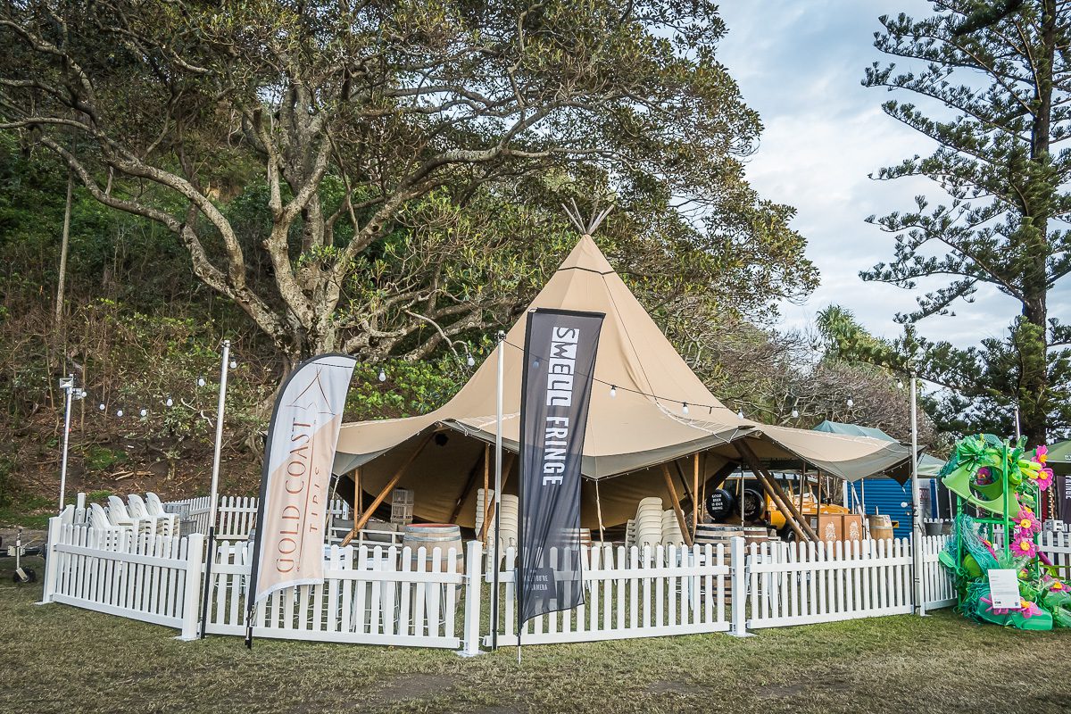 Swell Sculpture Festival 2022 Currumbin Beach Tipis