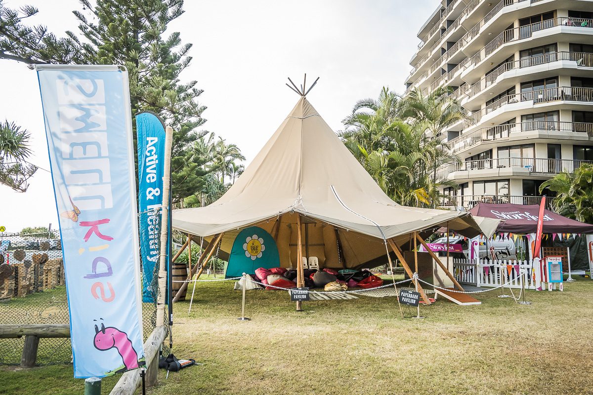 Swell Sculpture Festival 2022 Currumbin Beach Tipis