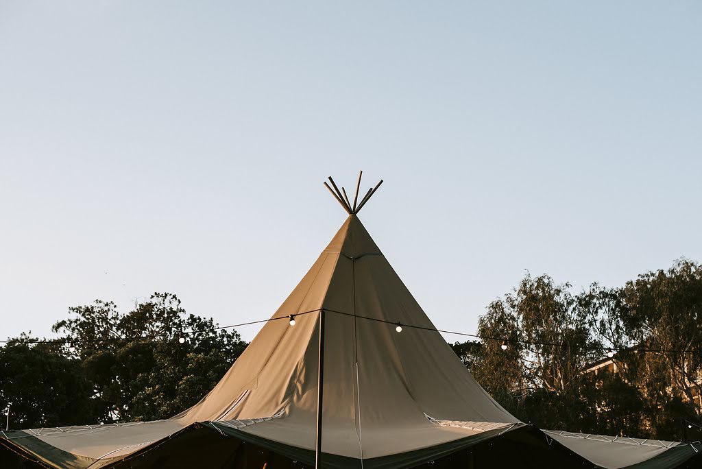 beautiful tipi for boho events